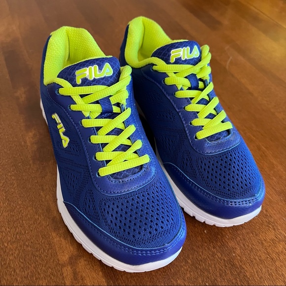 Fila Shoes - FILA | Purple and neon yellow brand new spring summer running shoe